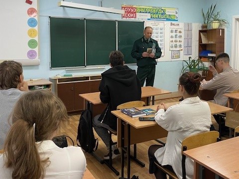 Встреча с представителем КГБУ «Красноярское лесничество» Памирским А.С..